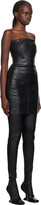 Thumbnail for your product : Rick Owens Black Bustier Denim Minidress