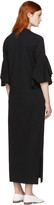 Thumbnail for your product : Facetasm Black Flare Sleeve Dress
