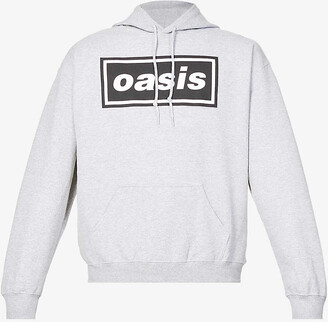 Liam Gallagher x Oasis logo-print cotton-blend hoody