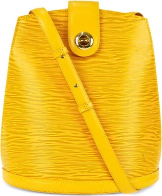 Thompson vinyl crossbody bag Louis Vuitton Yellow in Vinyl - 35428290