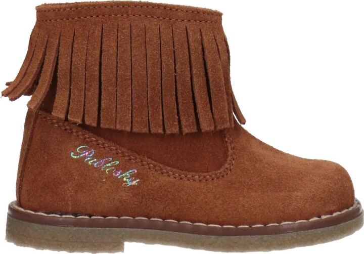 Pablosky Kids Ankle Boots Brown