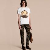 Thumbnail for your product : Burberry Wallpaper Print Cotton T-Shirt