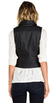 Thumbnail for your product : BB Dakota Virgo Textured Faux Leather Vest