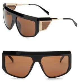 Balmain 62MM Aviator Shield Sunglasses