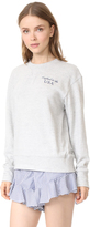 Thumbnail for your product : The Lady & The Sailor Embroidered Varsity Crew Neck