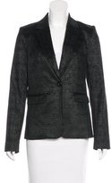 Thumbnail for your product : Alice + Olivia Lace Print Notch-Lapel Blazer w/ Tags