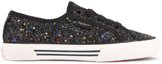 Pepe Jeans Sequined trainers