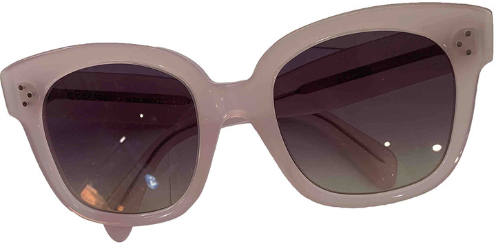Celine Pink Plastic Sunglasses