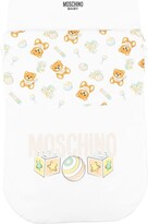 Thumbnail for your product : MOSCHINO BAMBINO Teddy Bear-print sleep bag