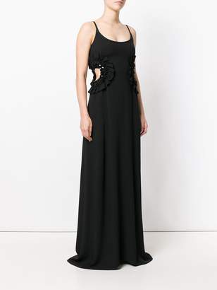 Nina Ricci sequin cut-out gown