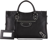 Thumbnail for your product : Balenciaga Metallic Edge Classic City Bag, Black