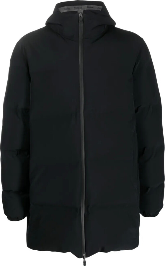 Herno Zip-Up Padded Hooded Coat