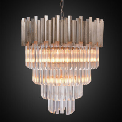 Rosdorf Park Gerard Unique / Statement Tiered Chandelier