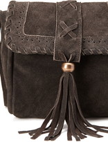 Thumbnail for your product : Forever 21 Suede Fringed Crossbody Bag