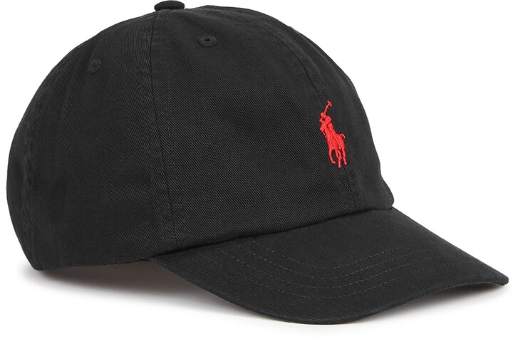ralph lauren hat black and red