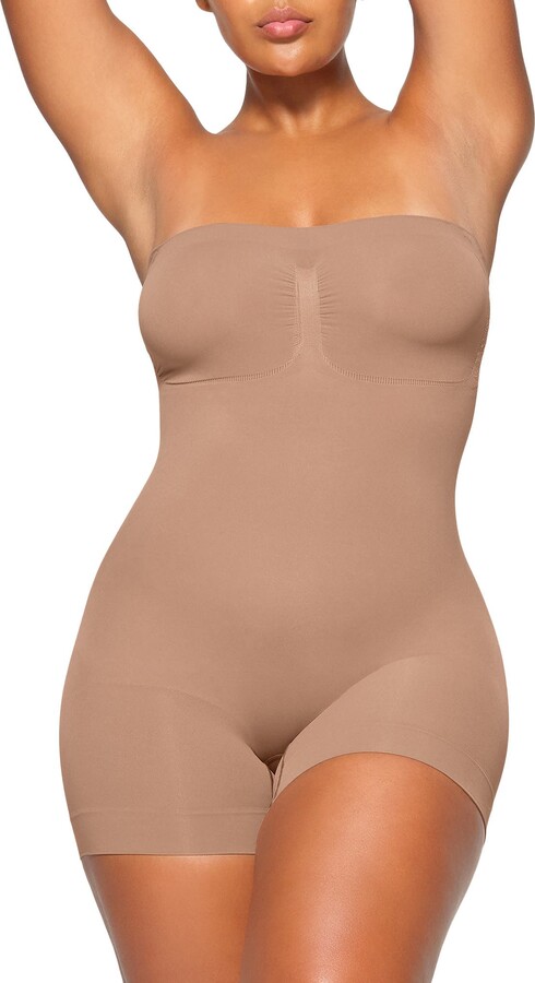 SKIMS Seamless Sculpt Strapless Shortie Bodysuit