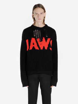 Calvin Klein BLACK JAWS INTARSIA KNITWEAR