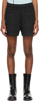 Thumbnail for your product : Dries Van Noten Black Twill Shorts