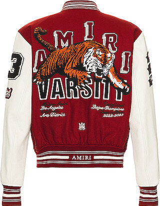 AMIRI VINTAGE PATCH VARSITY BOMB