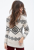 Thumbnail for your product : Forever 21 Southwestern Pattern Crew Neck Sweater
