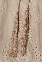 Thumbnail for your product : Melissa Odabash Fruley embroidered voile dress