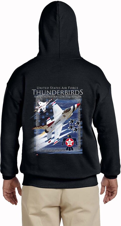 Flightline America Thunderbirds Navy Blue Pullover Hoodie S