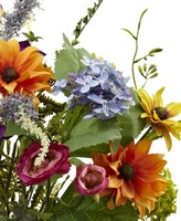 Thumbnail for your product : Nearly Natural Spring Garden Artificial Floral Arrangement with Vase