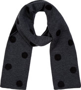 Thumbnail for your product : Band Of Outsiders Grey & black Wool Polkadot Knit Scarf