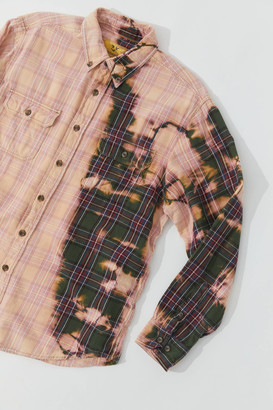 Urban Renewal Vintage Recycled Bleached Twist Flannel Shirt