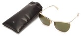 Thumbnail for your product : Celine Butterfly Metal Sunglasses - Green Gold