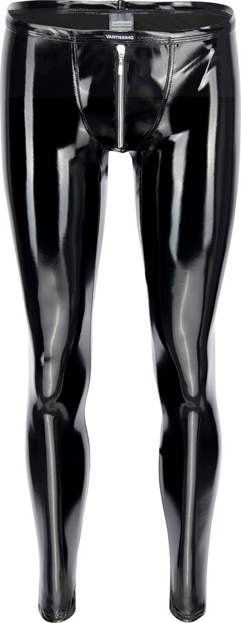 Vantissimo Men's Leather Leggings with Zip Made in Germany Patent Latex ...