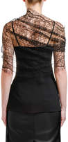 Thumbnail for your product : Prada Chantilly Lace Shawl Camisole