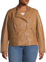 calvin klein open front moto jacket