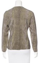 Thumbnail for your product : Akris Silk Long Sleeve Blouse