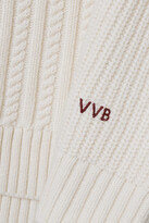 Thumbnail for your product : VVB Cable-knit Turtleneck Sweater - Ivory