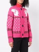 Thumbnail for your product : DSQUARED2 Squirrel knitted cardigan