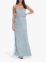 Thumbnail for your product : Adrianna Papell Blouson Beaded Maxi Dress, Azure Mist