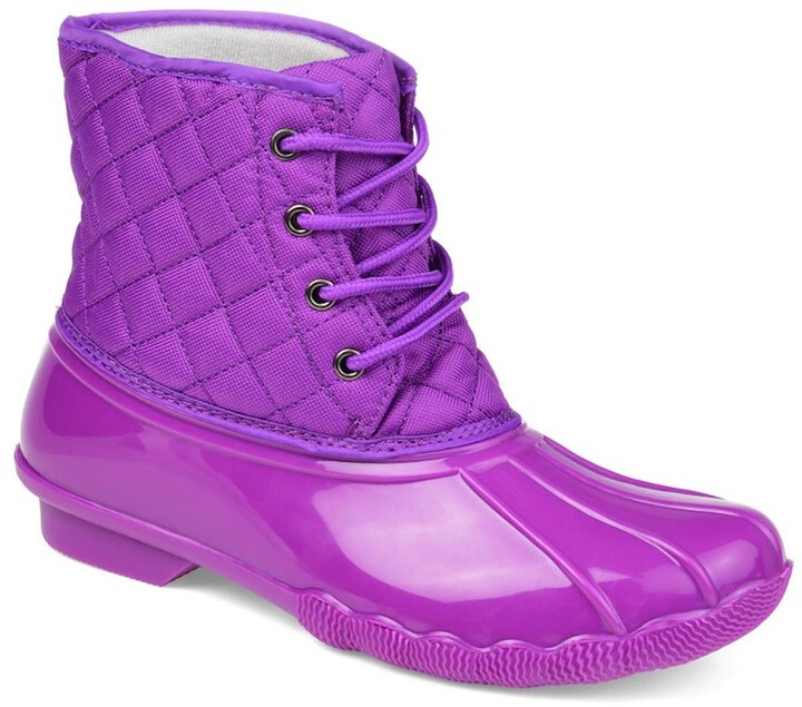 plum colored boots