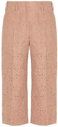 No.21 Cropped Lace Trousers