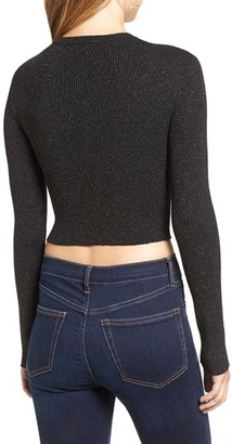 Astr Women's 'Edna' Crop Sweater