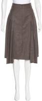 Thumbnail for your product : Zac Posen Pleated Wool Skirt w/ Tags