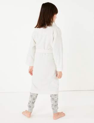 Marks and Spencer Cotton Towelling Bath Robe Gown (1-16 Years)