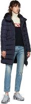Thumbnail for your product : Moncler Navy Down Betulong Hooded Coat