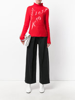 Thumbnail for your product : Aalto graphic roll neck jumper