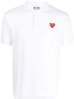 Thumbnail for your product : Comme des Garçons PLAY Heart-Logo Cotton Polo Shirt
