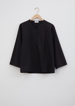 Lemaire Henley Shirt Black