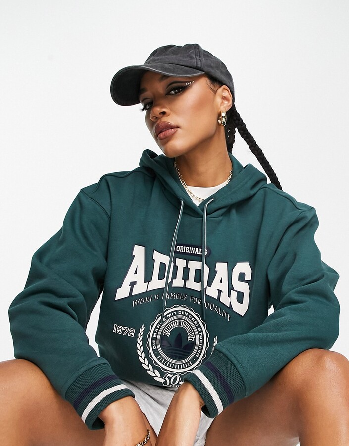 Green Adidas Hoodie | ShopStyle