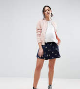 Thumbnail for your product : ASOS Maternity Woven Short With Bug Print