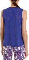 Thumbnail for your product : Betsey Johnson Burnout Muscle Tank