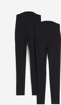 Thumbnail for your product : H&M MAMA 2-pack jersey leggings